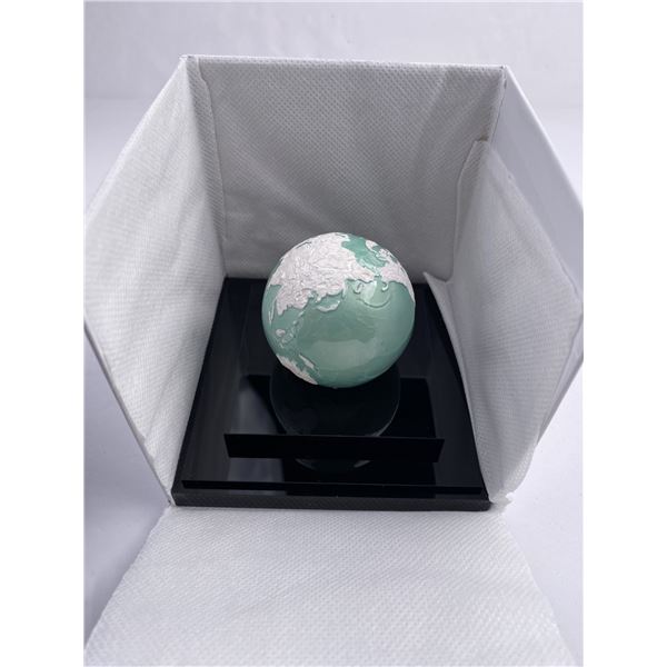 Barbados 2023 $5 Planet Earth: Frozen Marble 3oz Pure Silver Coin