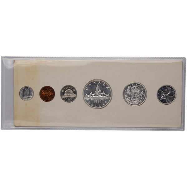 Canada 1957 Proof Like Coin Set