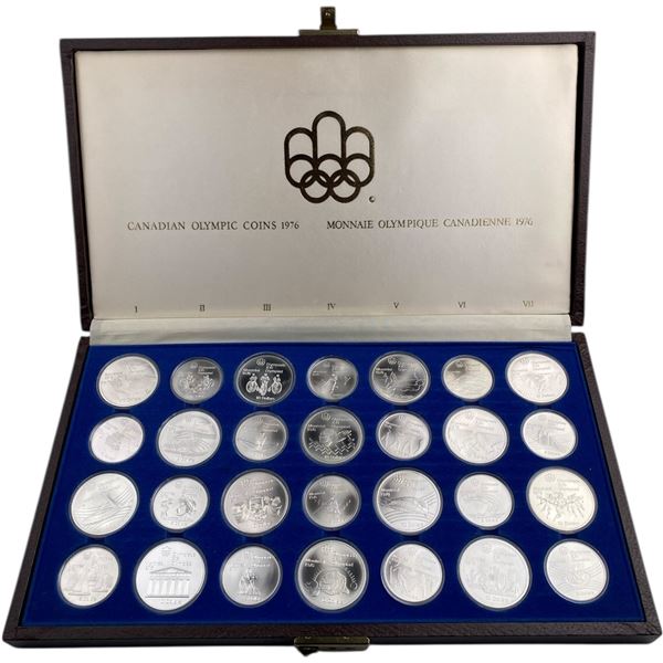 Canada 1976 Olympics Silver Coin Set (21 Coins)