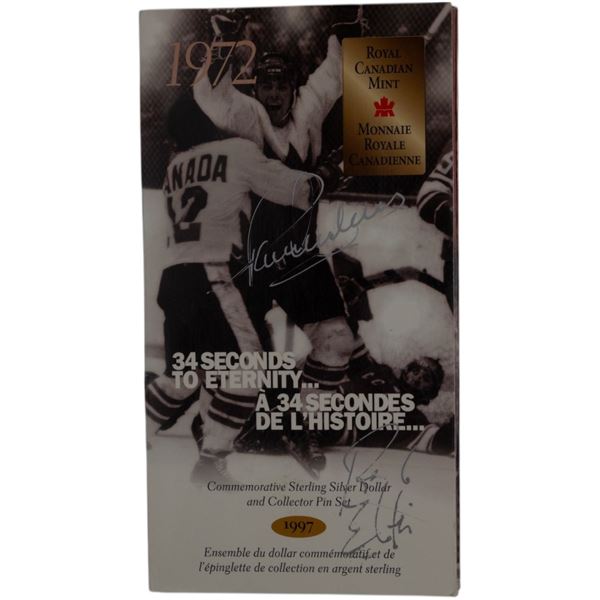 Canada 1997 $1 Autographed 25th Anniversary 1972 Canada vs Russia Hockey Series