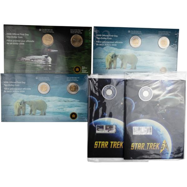 Canada 2006 First Day Sets + Star Trek 2018 Sets