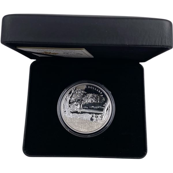 Canada 2022 $30 Multifaceted Animal Family - Bald Eagles High Relief 2oz Pure Silver Coin