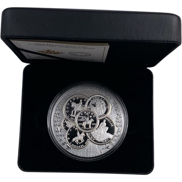 Canada 2023 $50 150th Anniversary of the RCMP Pure Silver Coin