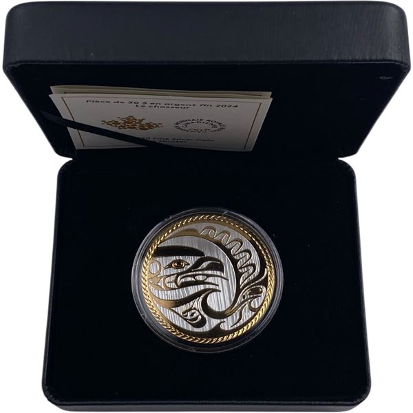 Canada 2024 $30 The Hunter Pure Silver Coin