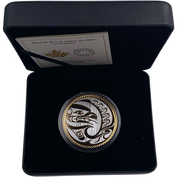 Canada 2024 $30 The Hunter Pure Silver Coin