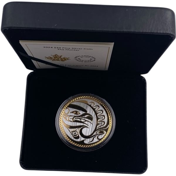 Canada 2024 $30 The Hunter Pure Silver Coin