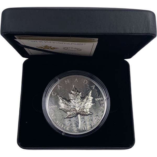 Canada 2024 $50 Ultra High Relief 5oz Silver Maple Leaf Coin