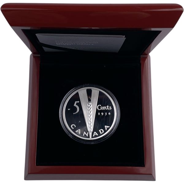 Canada 2024 5 Cent Lost Designs: Emanuel Hahn's Wheat 2oz Pure Silver Coin