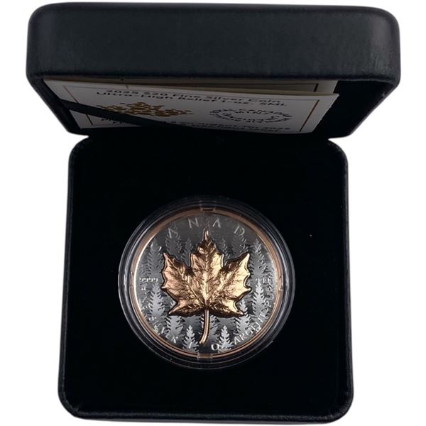 Canada 2025 $20 Ultra High Relief with Rose Gold Plating 1oz Silver Coin