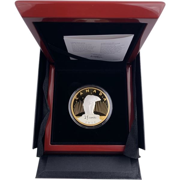 Canada 2025 25 Cent Lost Designs: Emanuael Hahn's Polar Bear Pure Silver Coin