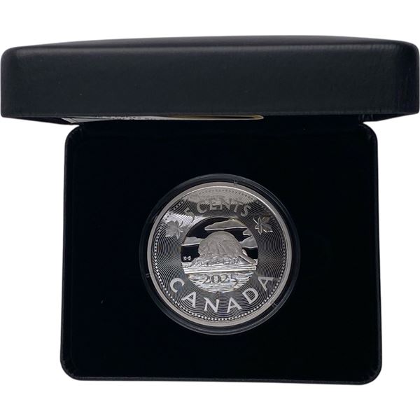Canada 2025 5 Cent Multilayered Beaver Pure Silver Coin