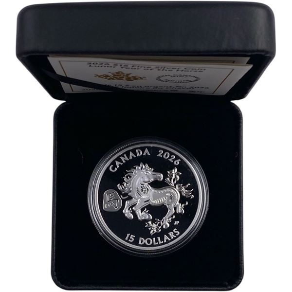 Canada 2026 $15 Zodiac Series: Year of the Horse Pure Silver Coin