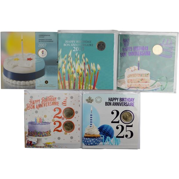 Canada Birthday Gift Set Collection Lot (5 Sets)