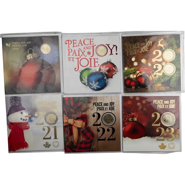 Canada Holiday Gift Set Collection Lot (6 Sets)