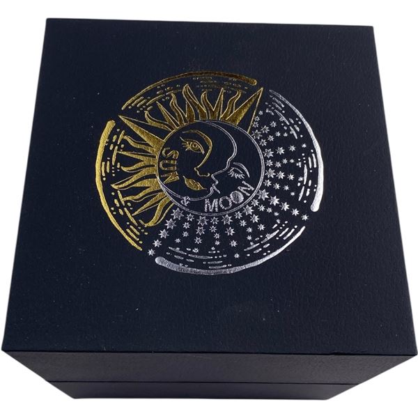 Samoa 2024 $5 Filigree Spherical Sun and Moon Pure Silver Coin