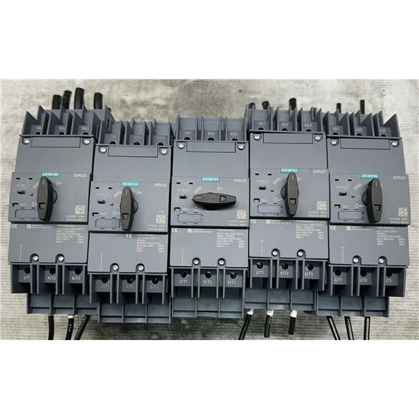 (5) Siemens #3RV2742-5ED10 Circuit Breakers
