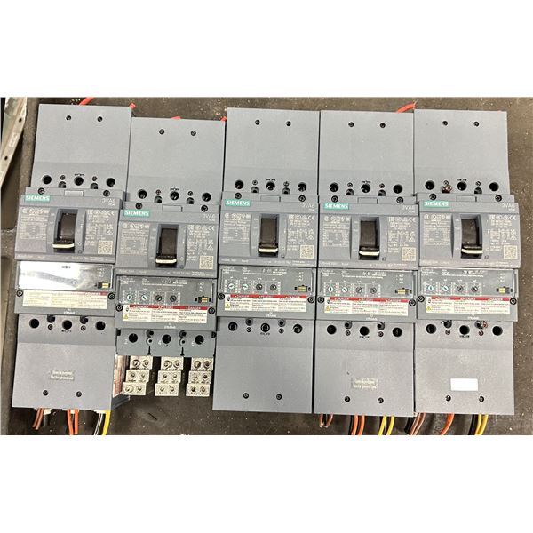 (5) Siemens #3VA6110-6HN31-0AA0 Circuit Breakers