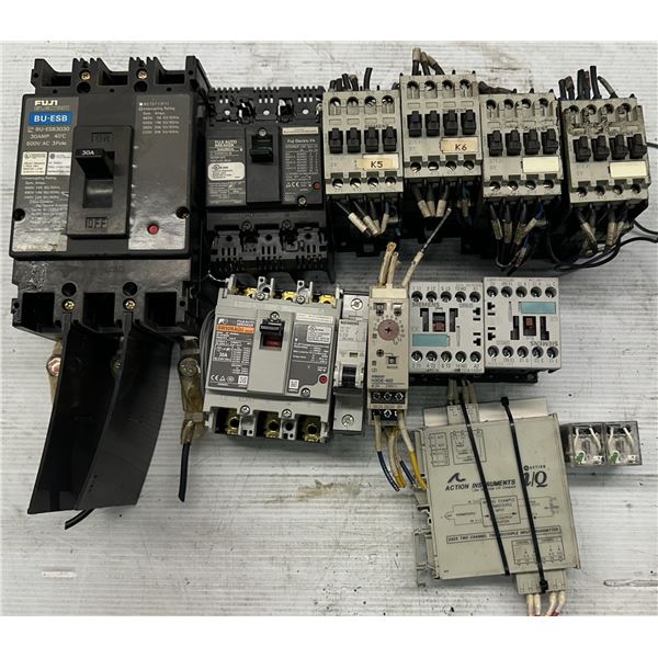 Lot of Misc. Contactors & Circuit Breakers
