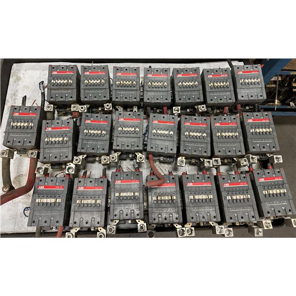 Lot of (22) ABB #A95-30 Contactors