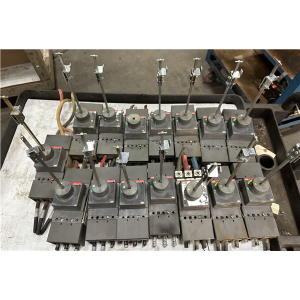 Lot of (15) ABB #SACE Tmax T2H Circuit Breakers