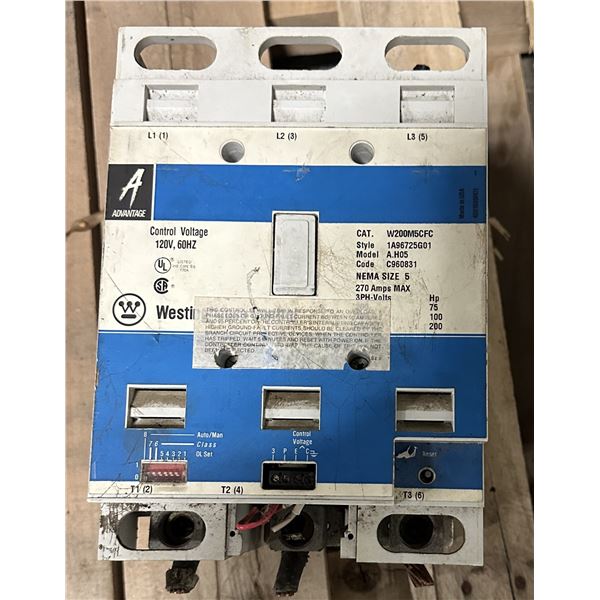 Westinghouse #W200M5CFC Motor Starter