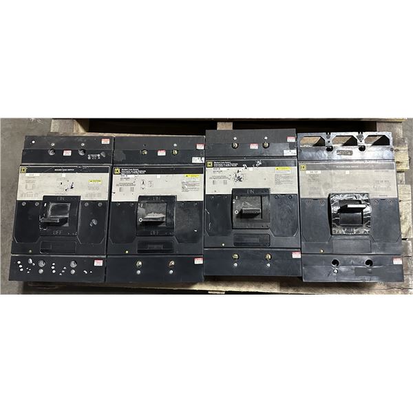 (4) Square D #MHF360008M Circuit Breakers
