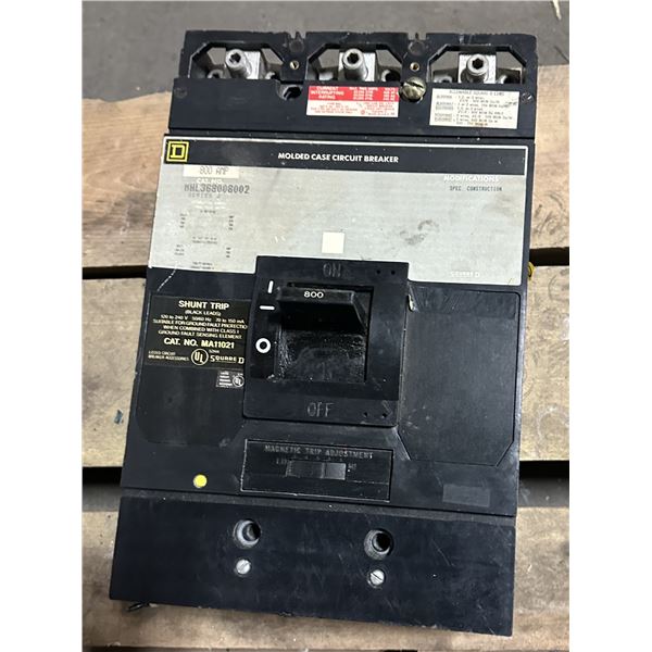 Square D #MHL368008002 Circuit Breaker
