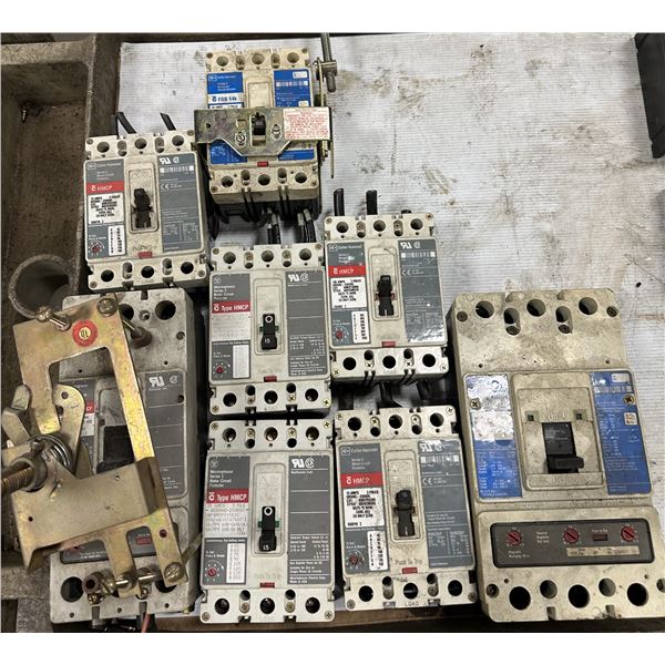 Lot of Misc. Cutler-Hammer Circuit Breakers