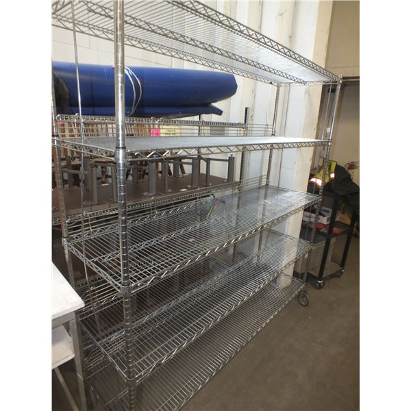 Ss Metro Racks Stainless Steel Metro Rack On Wheels