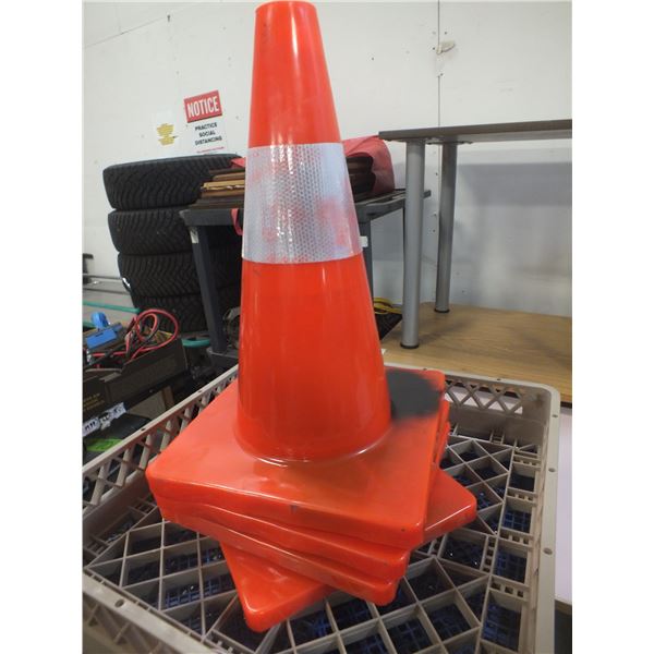16 Orange Safety Cones
