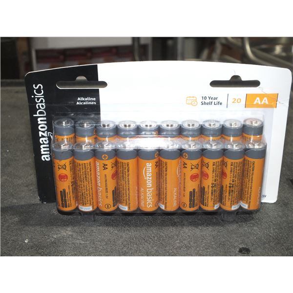 1 Pack Of AA Batteries, 20pcs