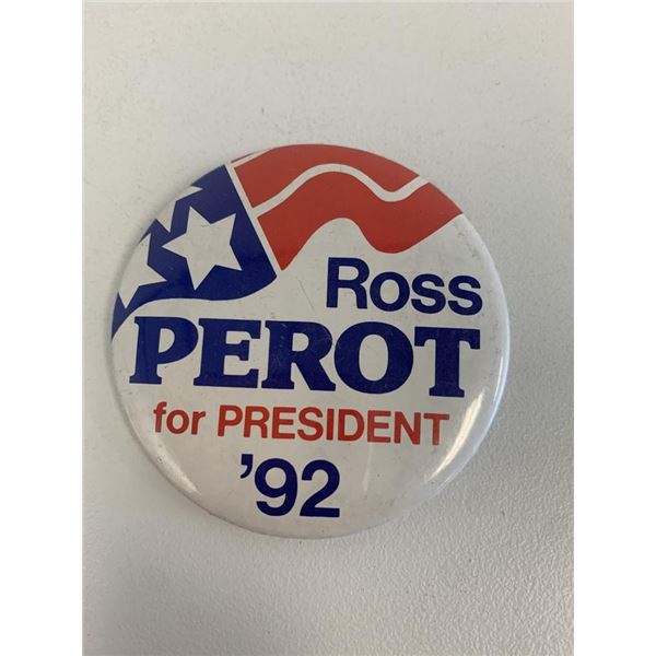 Ross Perot for President 1992 pin