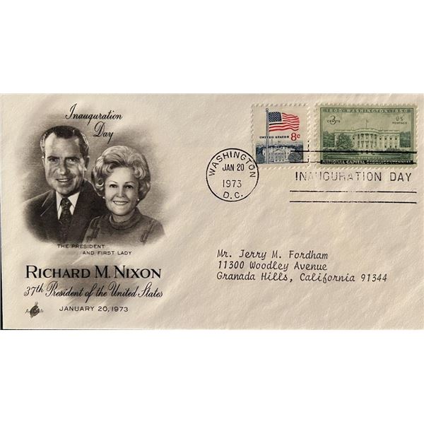 Richard Nixon Inauguration FDC