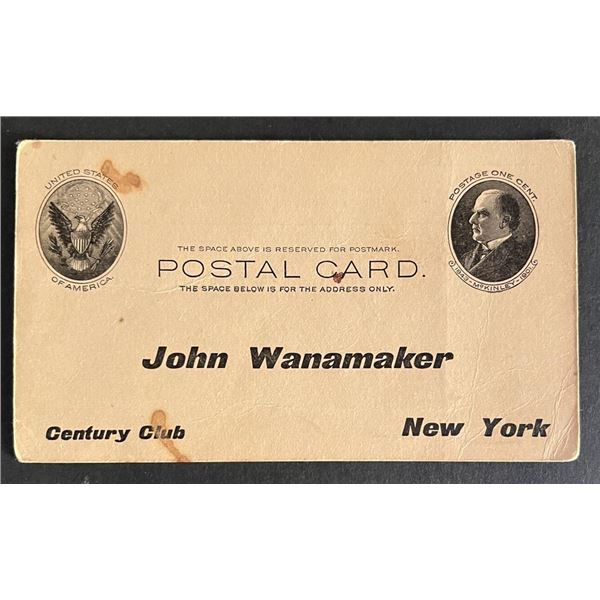 United States 1900s post card