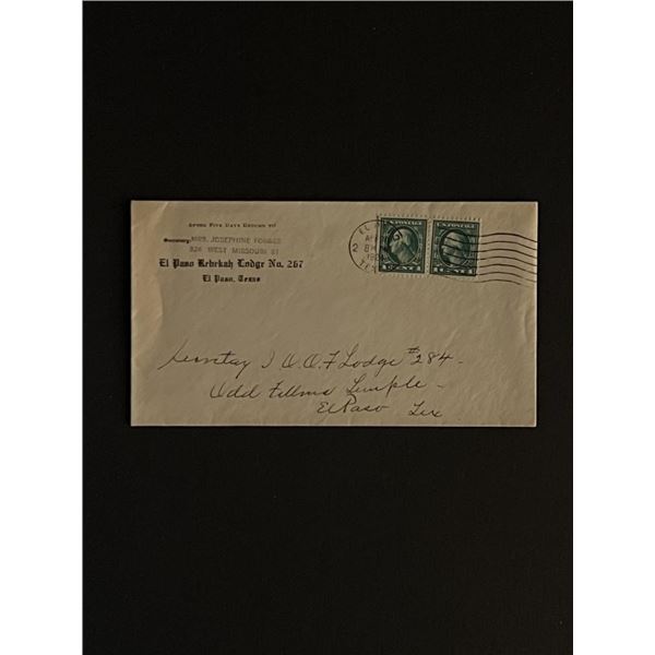 1924 Texas First Day Cover