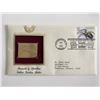Image 1 : Insects & Spiders: Yellow Garden Spider Gold Stamp Replica First Day Cover