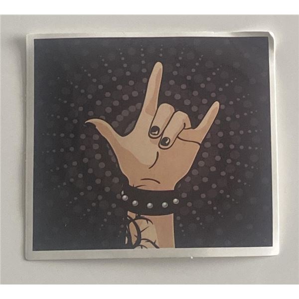 Rock on sticker