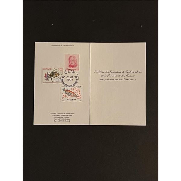 2002 Monaco First Day Cover