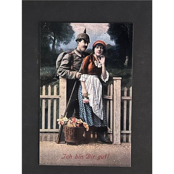 1914 Handwritten Stamped German Postcard