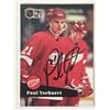 Image 1 : Detroit Red Wings Paul Ysebaert 1991 Pro Set #59 signed trading card