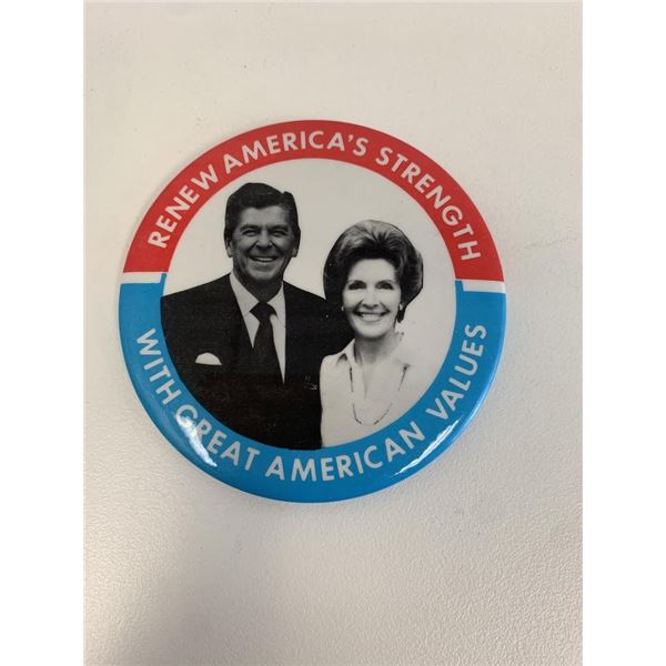 Renew Americas Strength with Great American values pin