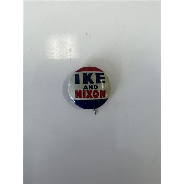 Ike and Nixon Presidential campaign pin