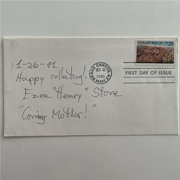 Ezra Stone signed cover