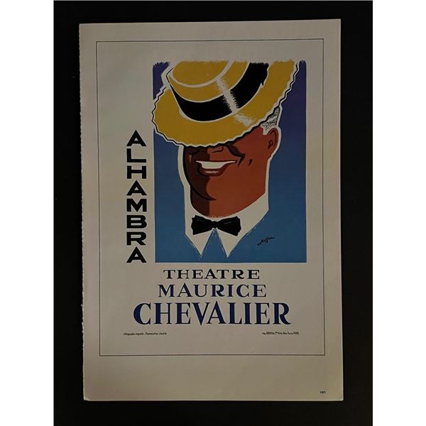 Paris France Follies Bergere Vintage Art Print