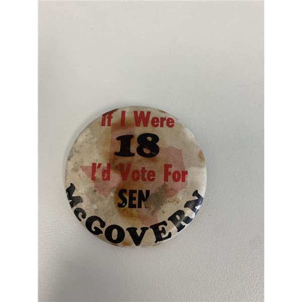 If I were 18 I'd vote for Sen McGovern