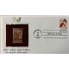 Image 1 : Helen Keller, Anne Sullivan Educating The Handicapped Gold Stamp Replica First Day Cover