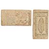 Image 1 : New Jersey April 16 1764 3 Pound Note VF+