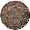 Image 7 : Trio of Classic Head Half Cents 1828 & 1834
