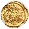 Image 3 : Byzantine Empire Justinian I, AD 527-565 AV Semissis (2.01g)