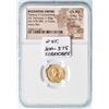 Image 4 : Byzantine Empire: Tiberius II Constantine, AD 578-582, AV Tremissis (1.50g) NGC Ch AU (scratches)